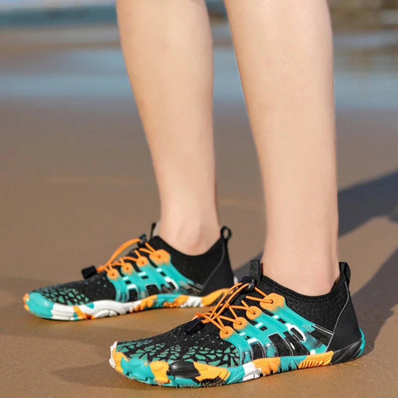 (image for) Men Beach Wading Sandal Quick Dry Non-Slip Breathable Sports Shoes for Surf Fishing Fitness