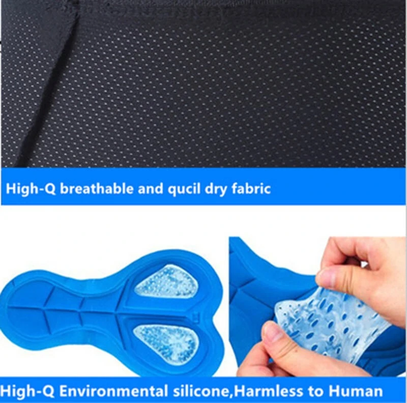 (image for) Men's Cycling Pant 3D Gel Breathable Shockproof Elastic Sweat-absorbent Thickened Sport Shorts Underpants for Bicycle Motorcycle